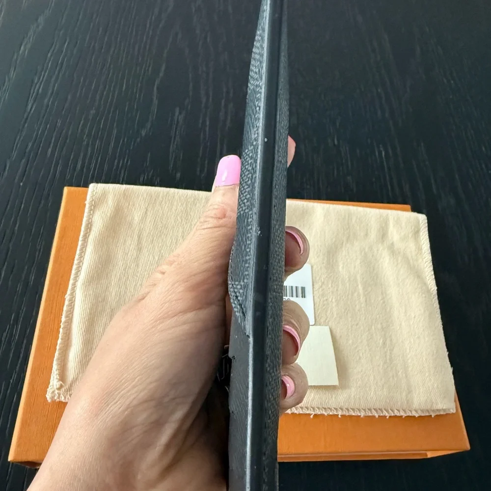 Louis Vuitton Graphite Checkered Card Holder